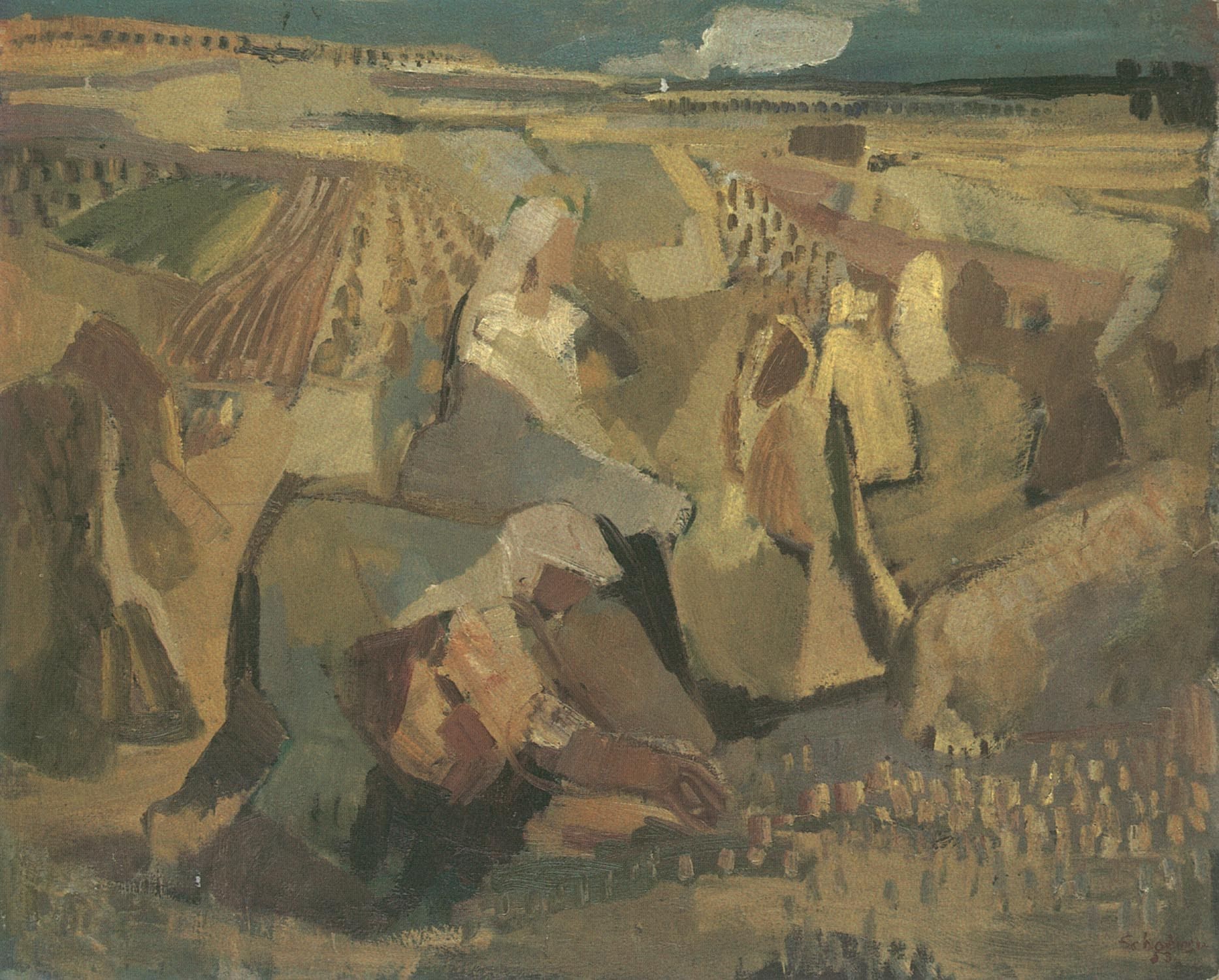 Peter Jakob Schober . Ährenleserinnen