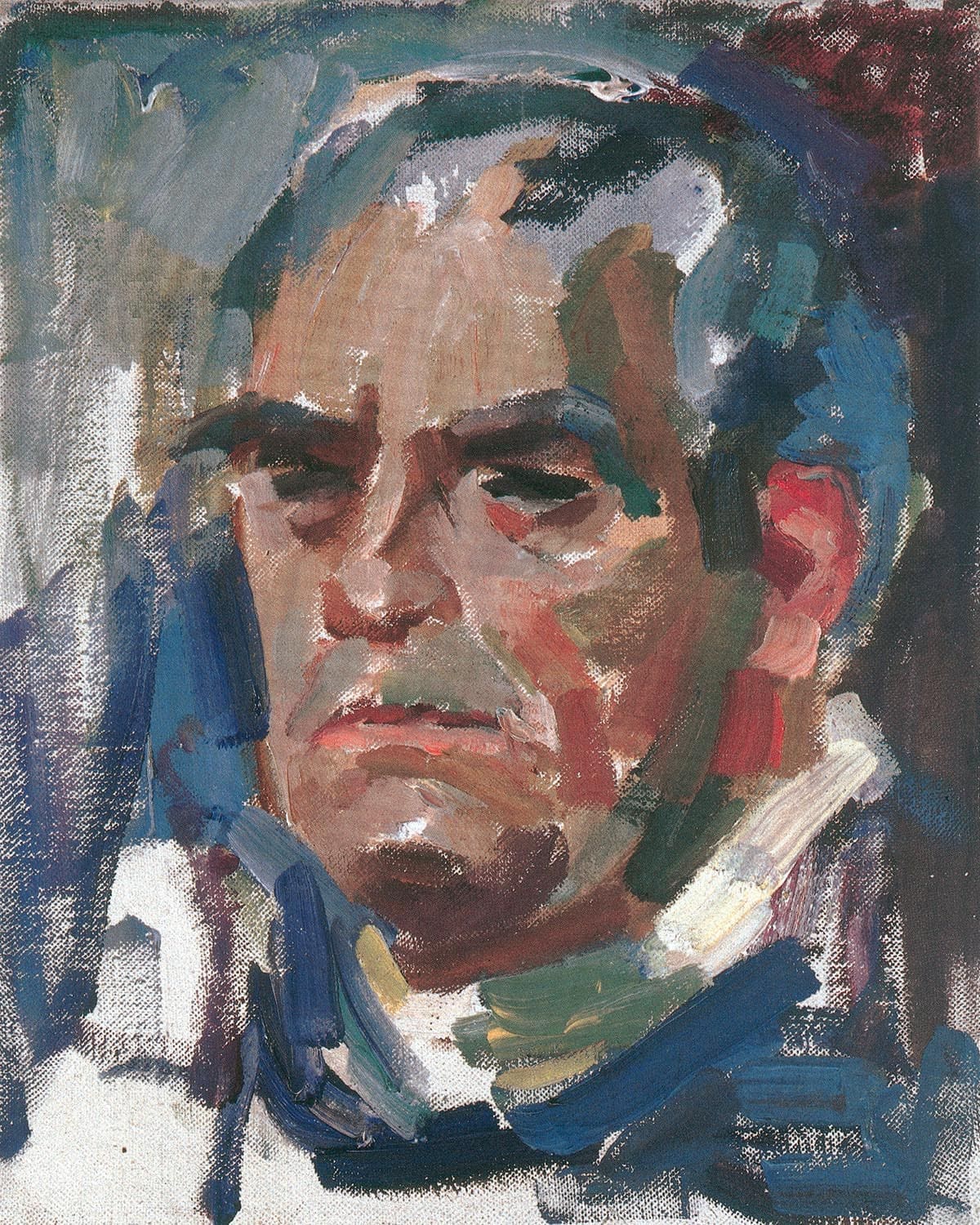 Peter Jakob Schober . Selbstbildnis