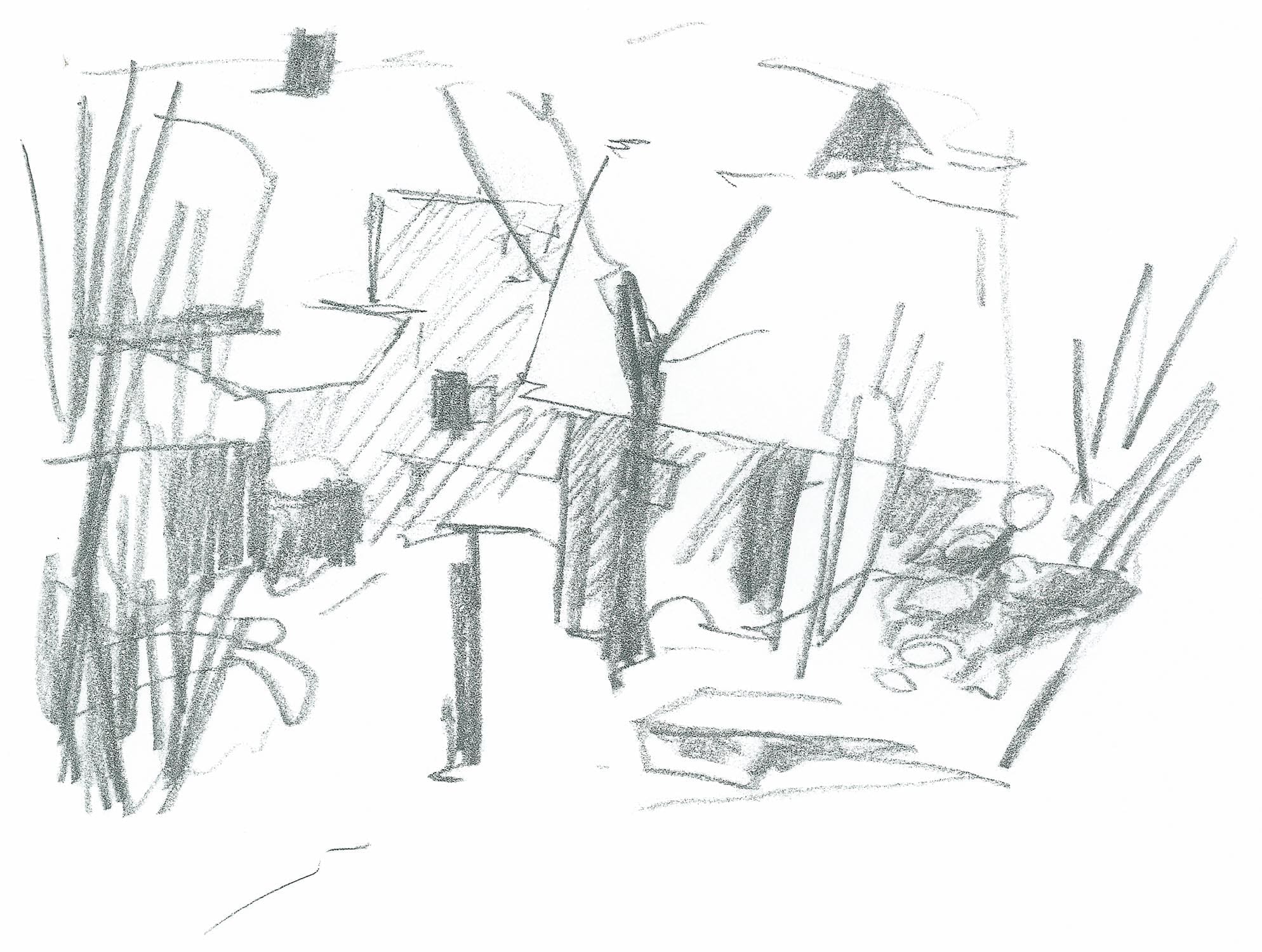 Peter Jakob Schober . Winterliches Dorf